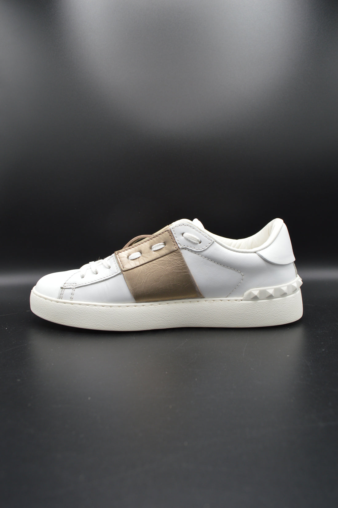 Valentino open blanc/bronze - T38