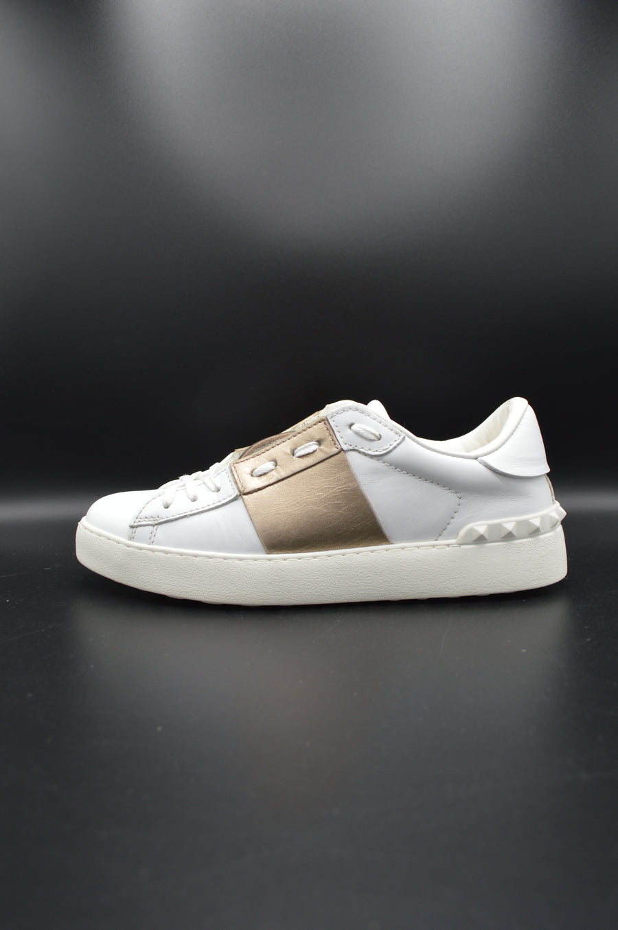 Valentino open blanc/bronze - T38