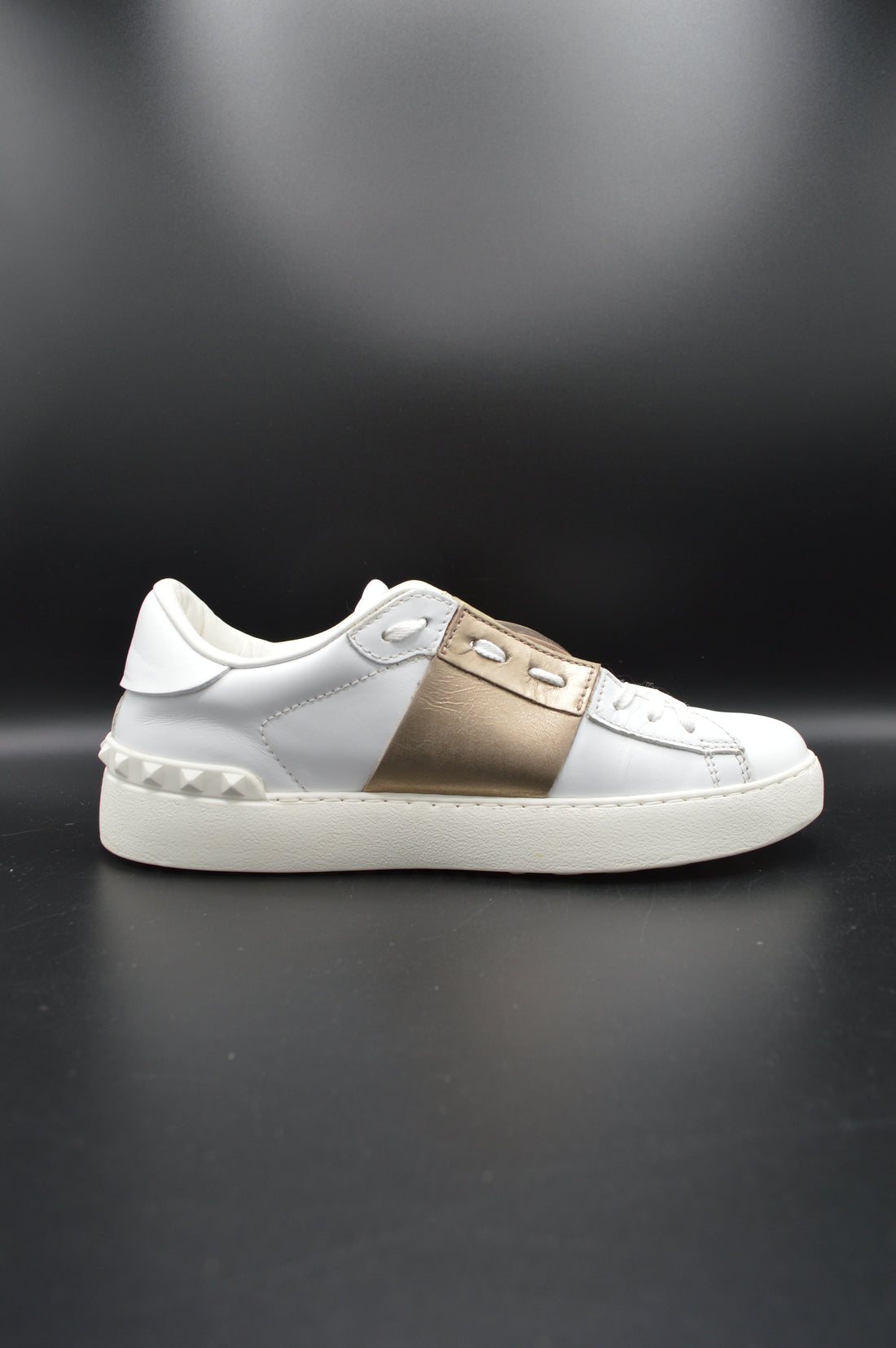 Valentino open blanc/bronze - T38