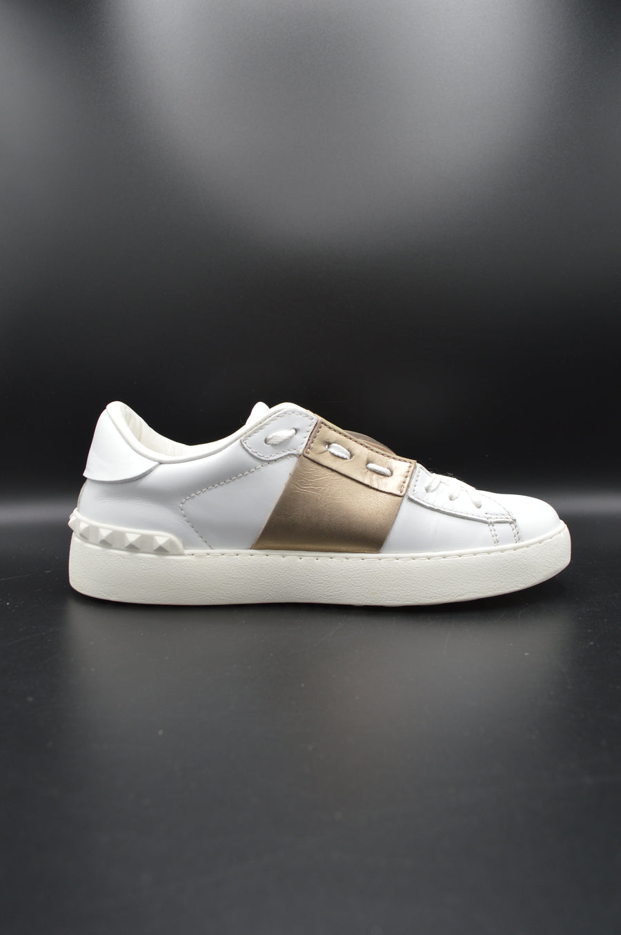 Valentino open blanc/bronze - T38