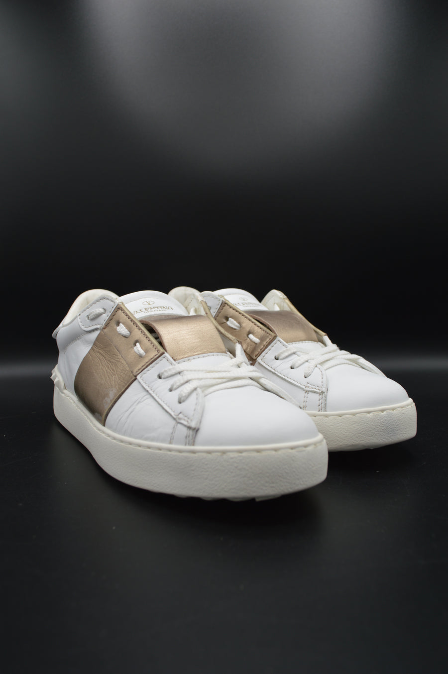 Valentino open blanc/bronze - T38