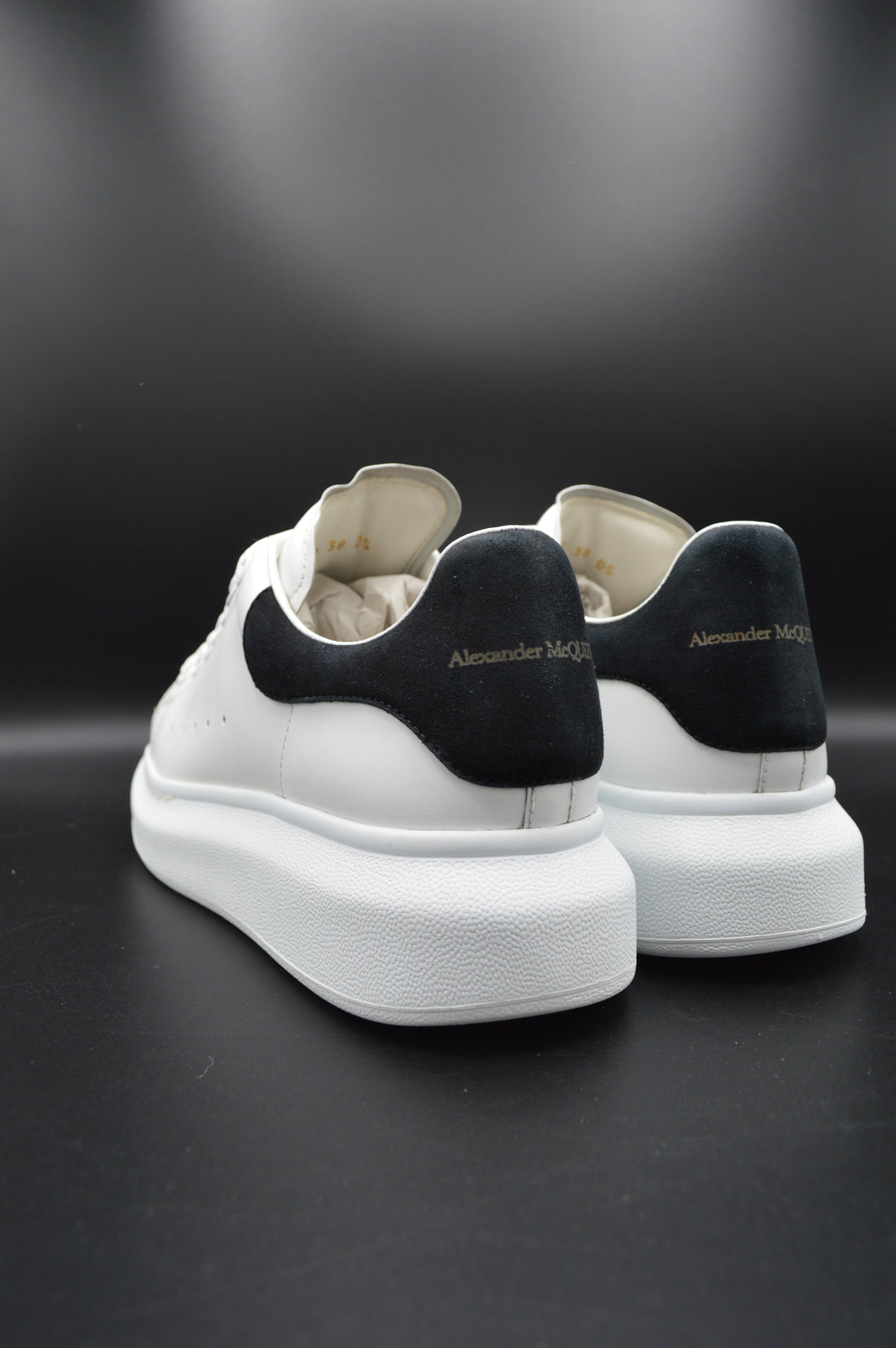 Alexander Mcqueen oversize blanc/noir - T38