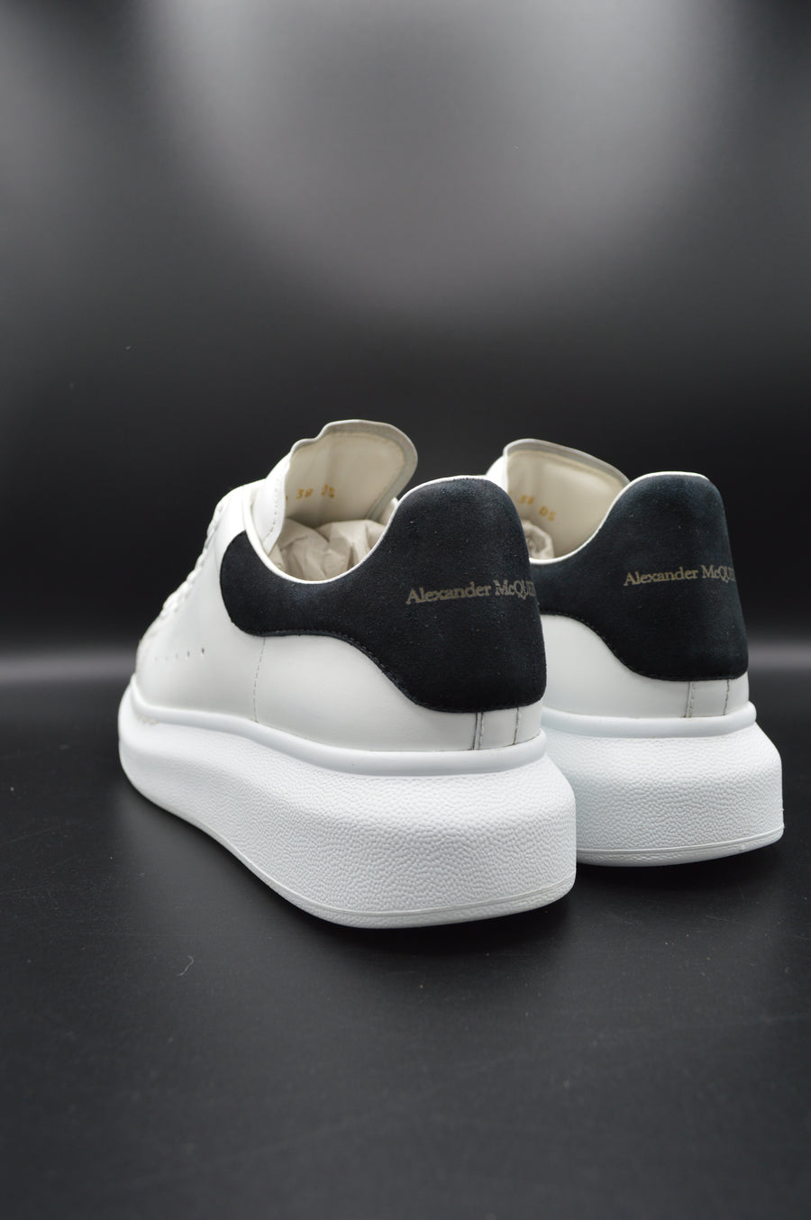 Alexander Mcqueen oversize blanc/noir - T38