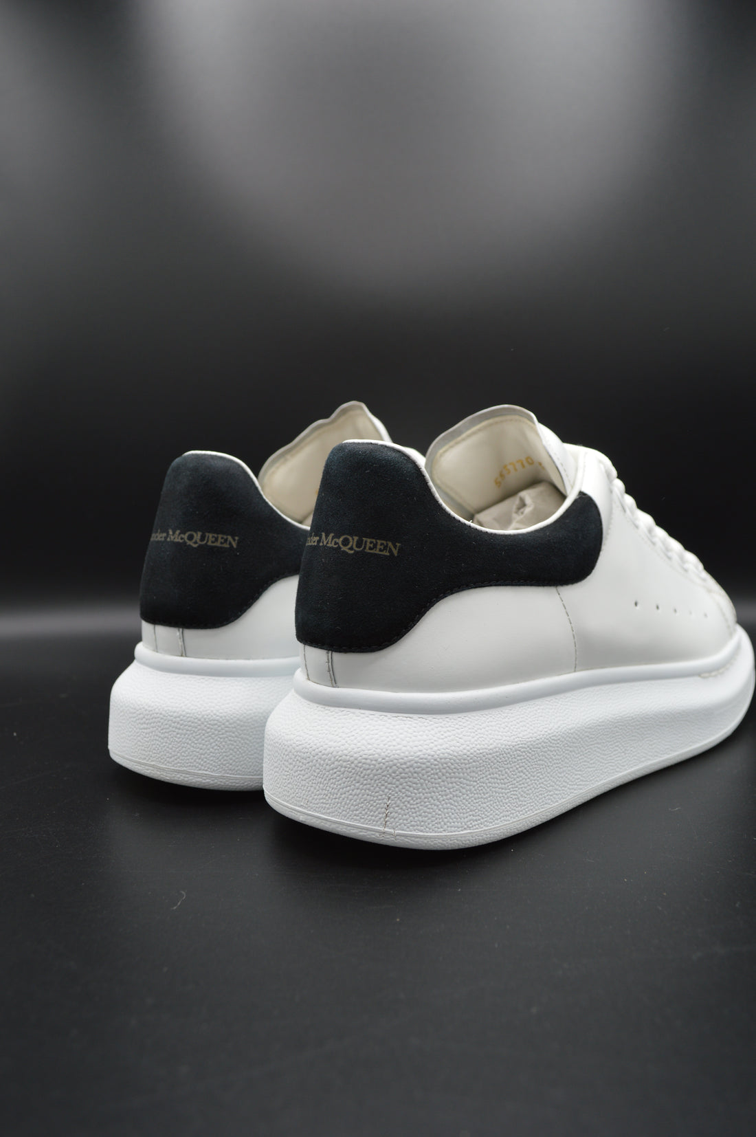Alexander Mcqueen oversize blanc/noir - T38