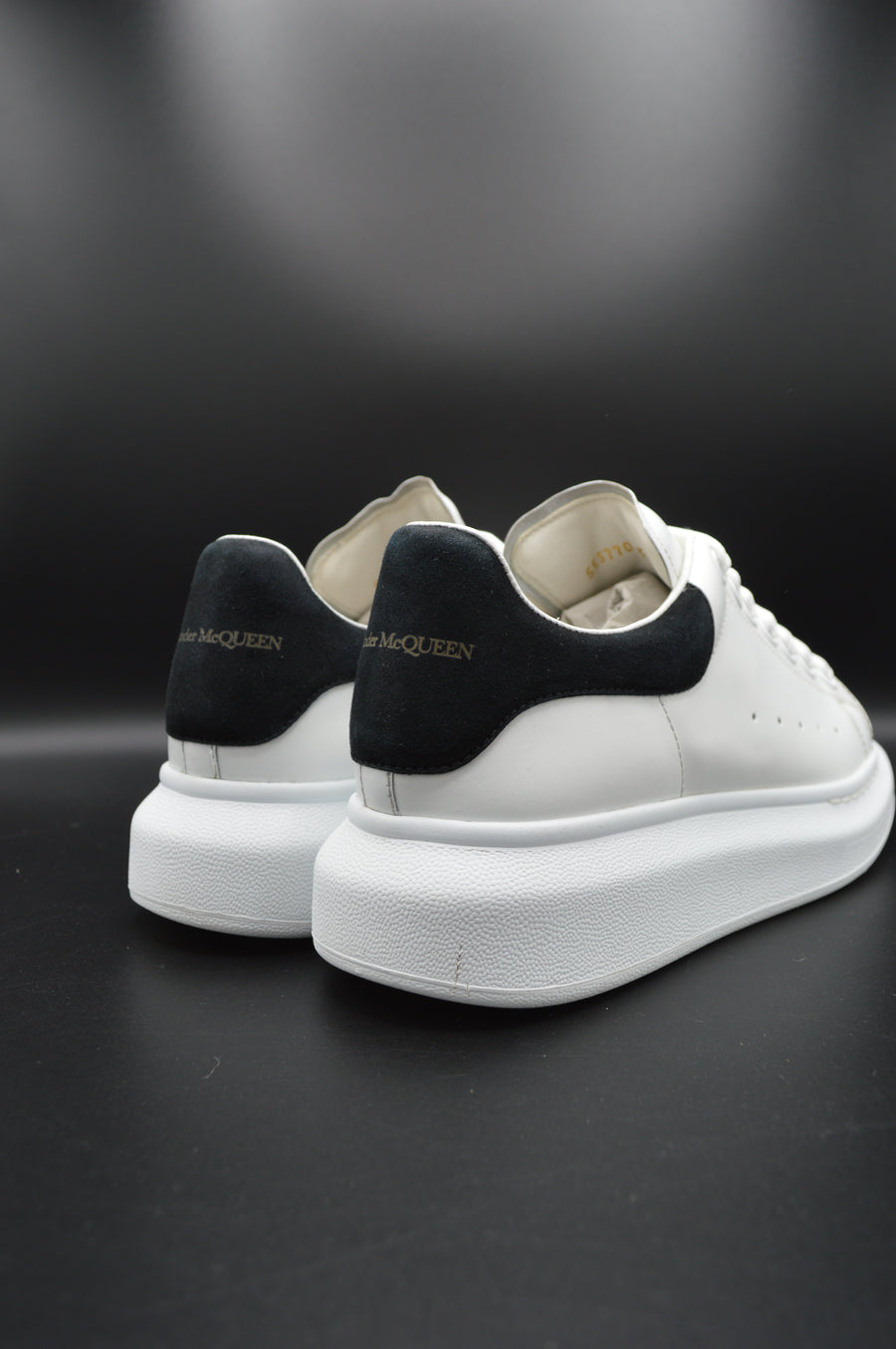 Alexander Mcqueen oversize blanc/noir - T38