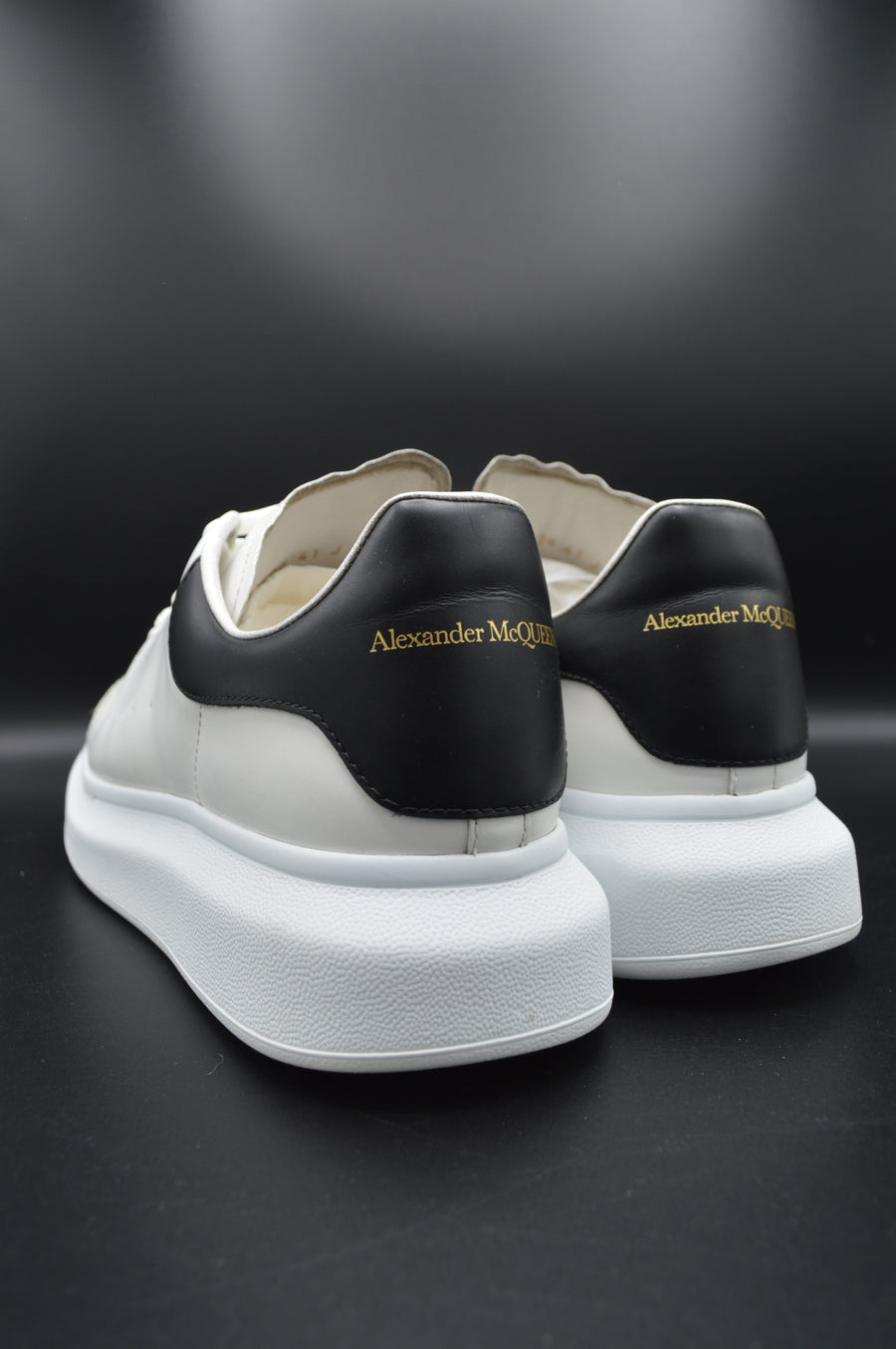 Alexander Mcqueen oversize blanc/noir - T41