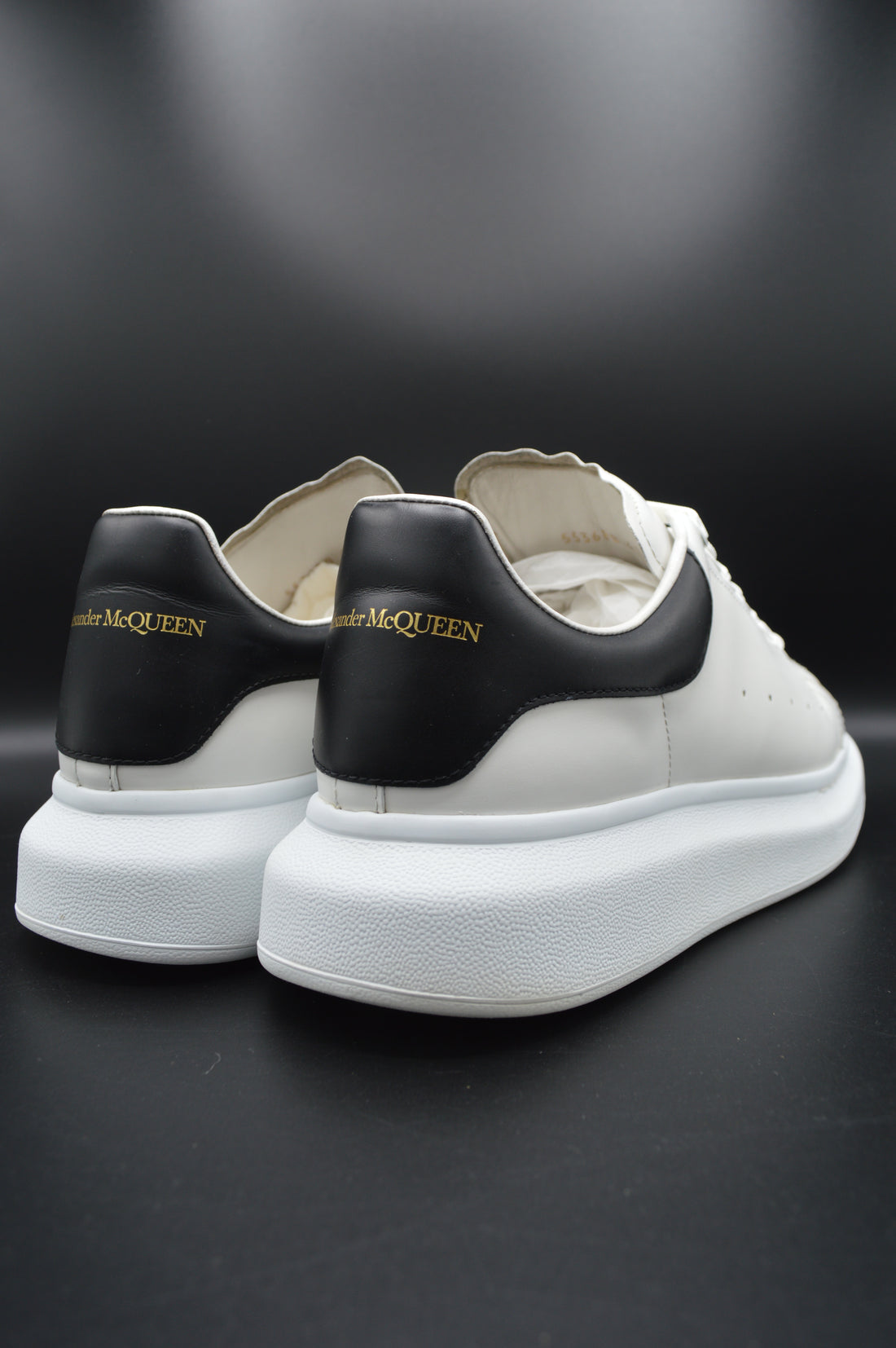 Alexander Mcqueen oversize blanc/noir - T41