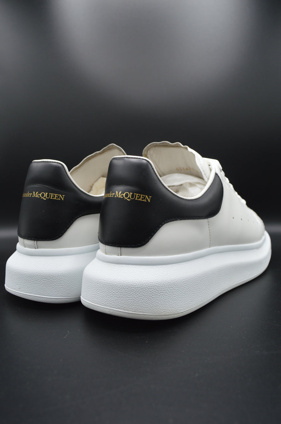 Alexander Mcqueen oversize blanc/noir - T41