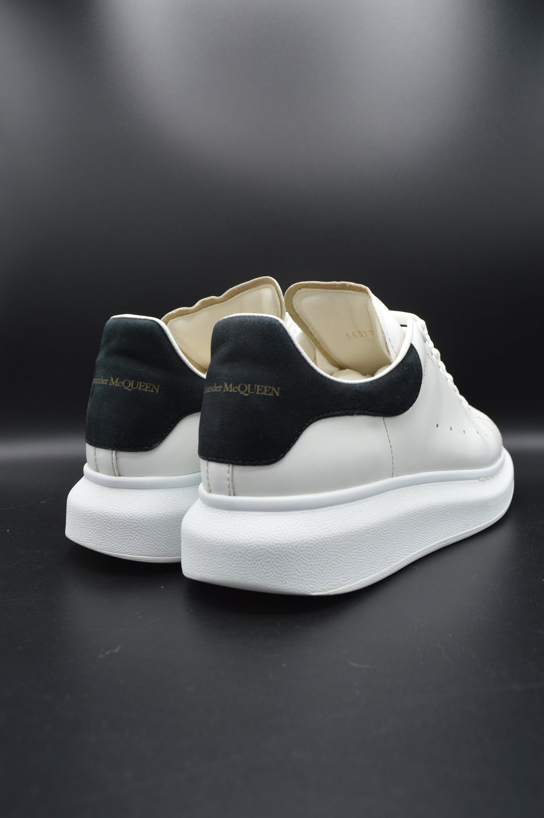 Alexander Mcqueen oversize blanc/noir - T39