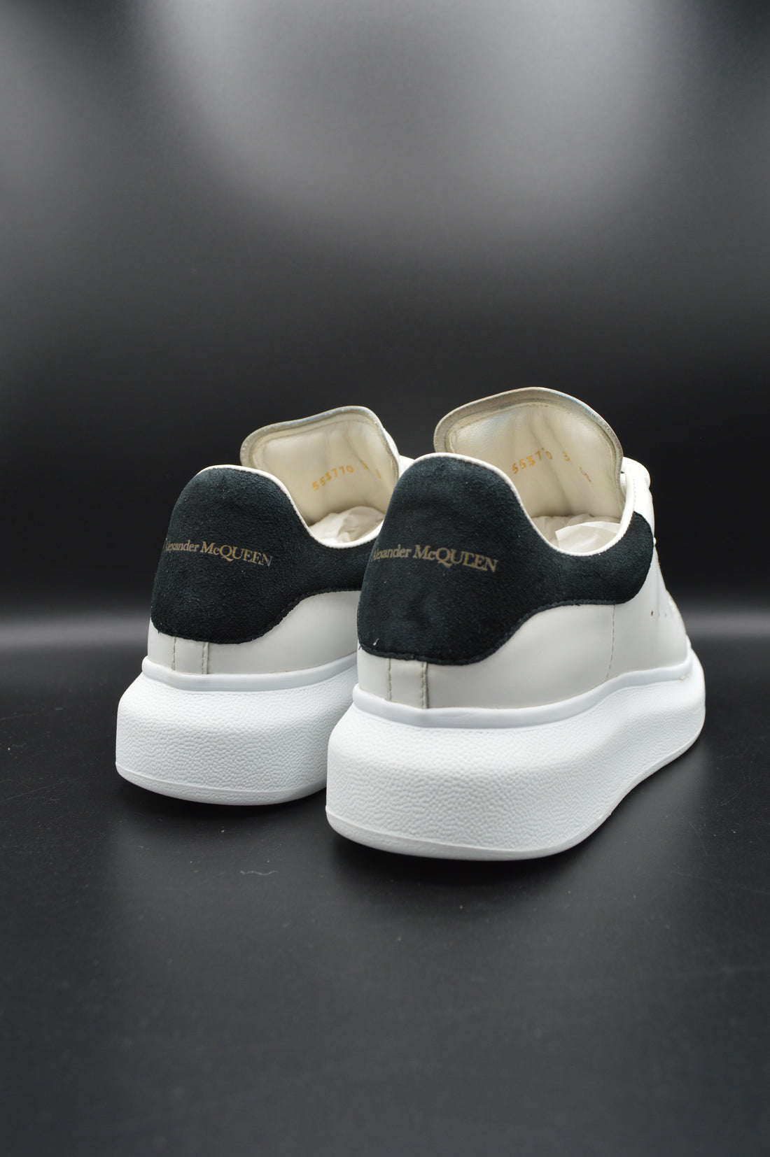 Alexander Mcqueen oversize blanc/noir - T36