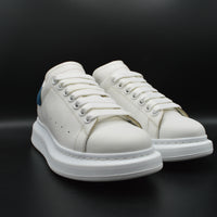Alexander Mcqueen oversize blanc/bleu marine -T38