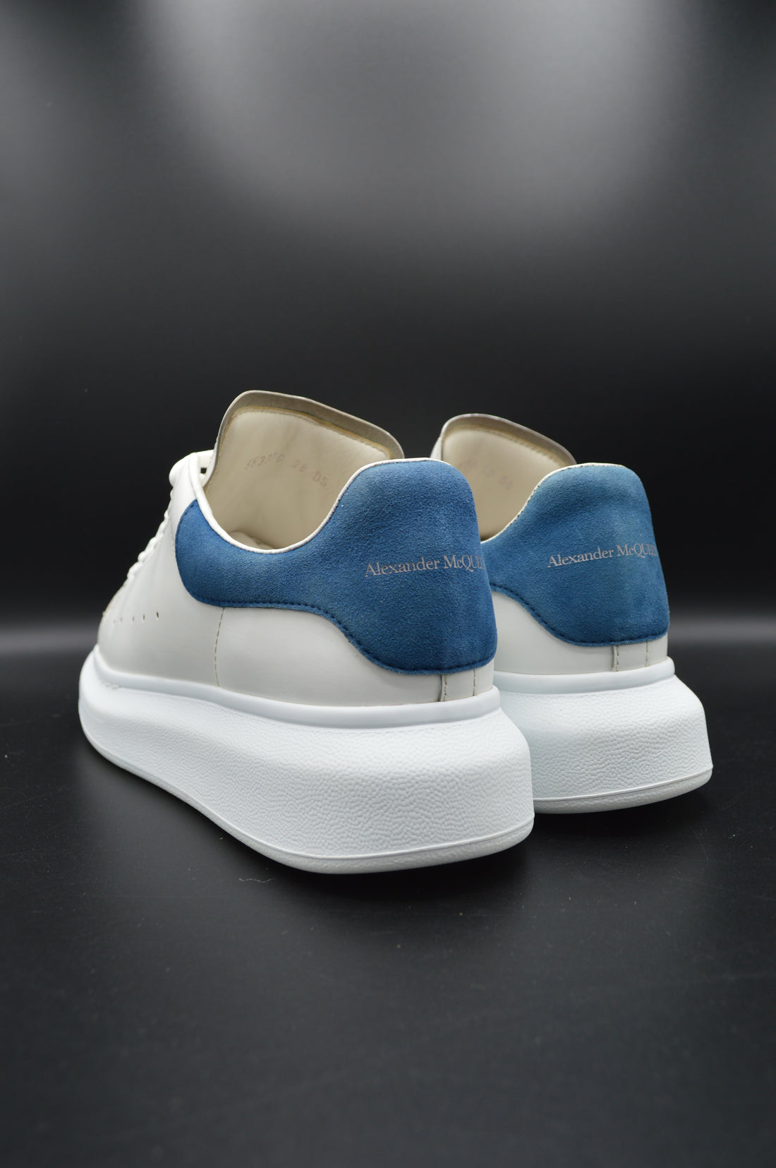 Alexander Mcqueen oversize blanc/bleu marine -T38