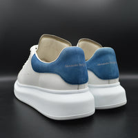 Alexander Mcqueen oversize blanc/bleu marine -T38