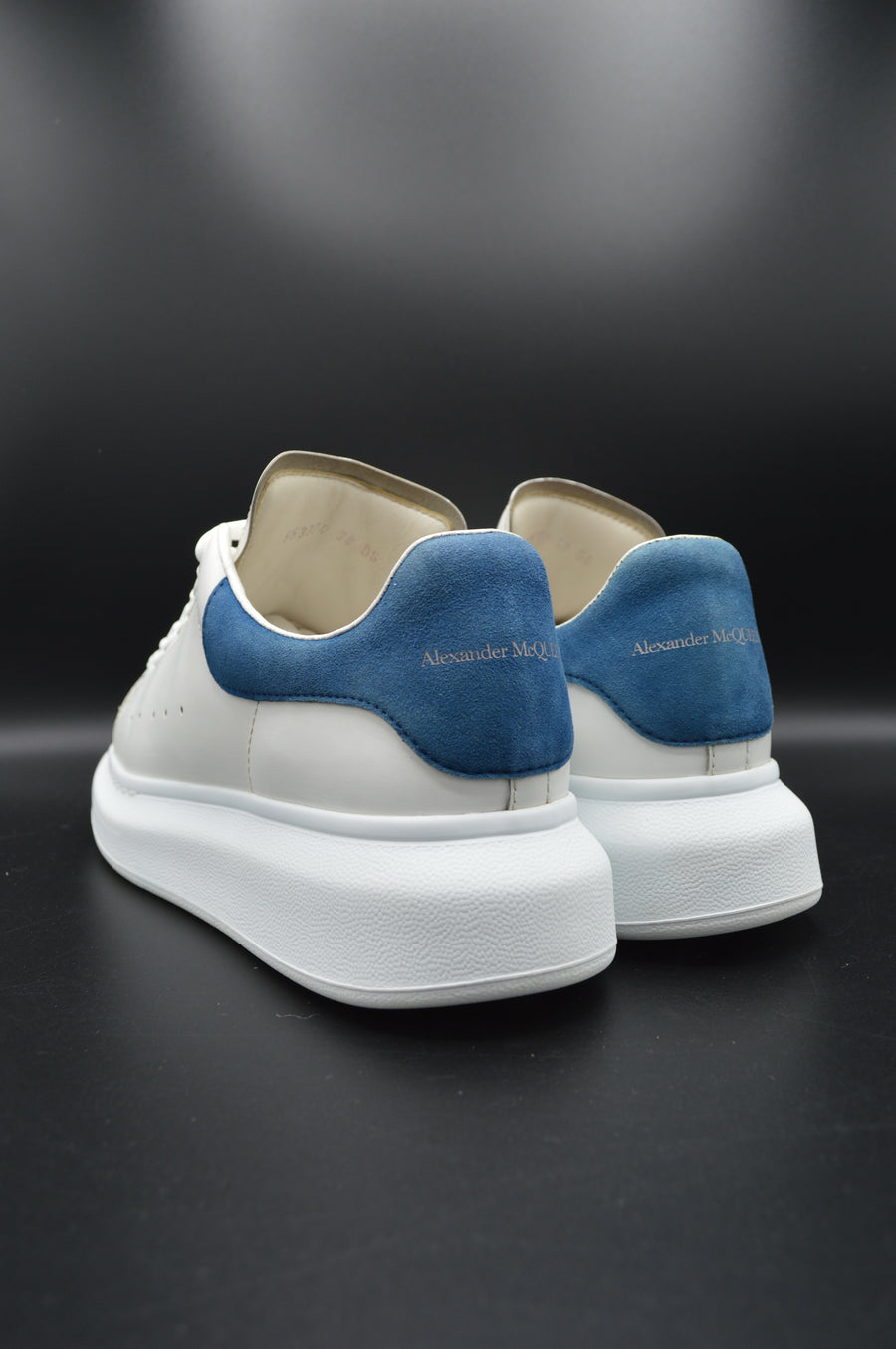 Alexander Mcqueen oversize blanc/bleu marine -T38