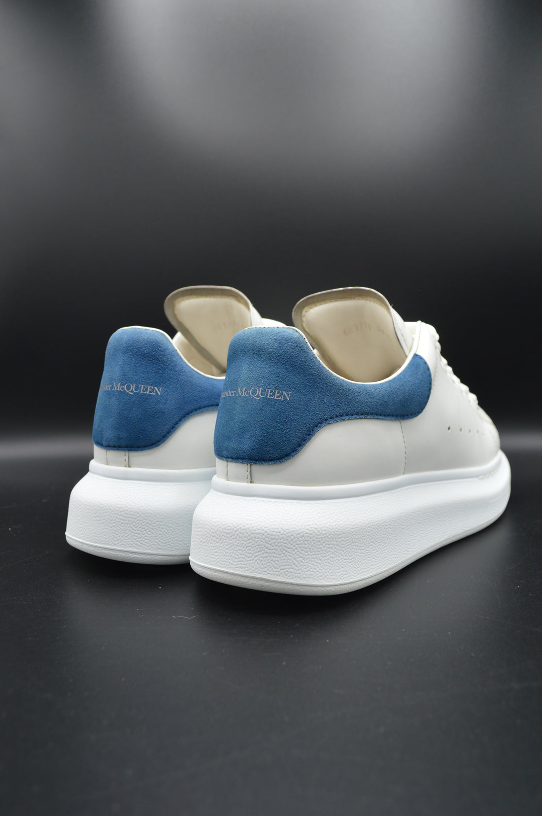 Alexander Mcqueen oversize blanc/bleu marine -T38