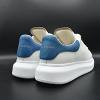 Alexander Mcqueen oversize blanc/bleu marine -T38