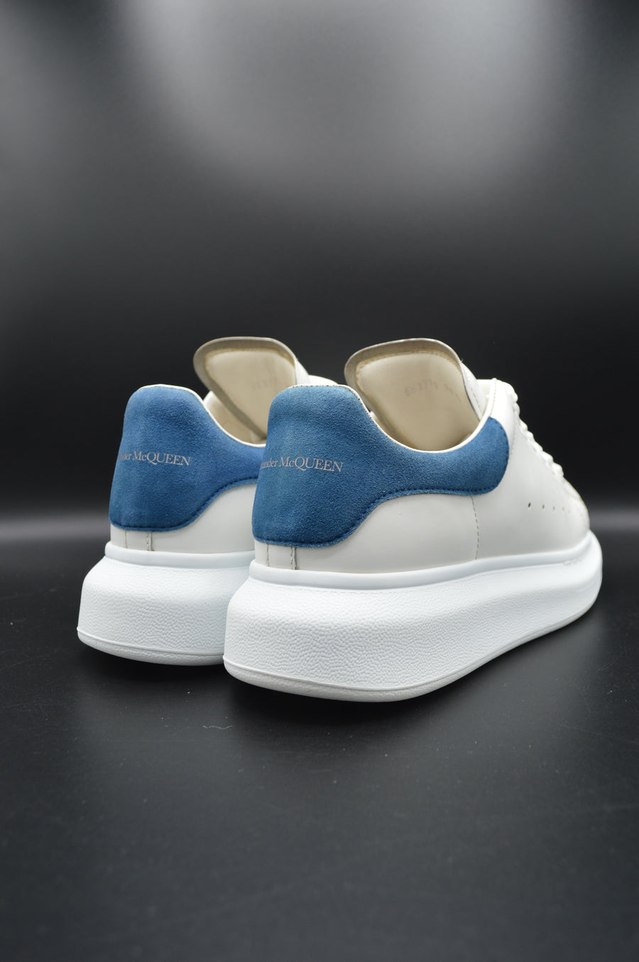 Alexander Mcqueen oversize blanc/bleu marine -T38