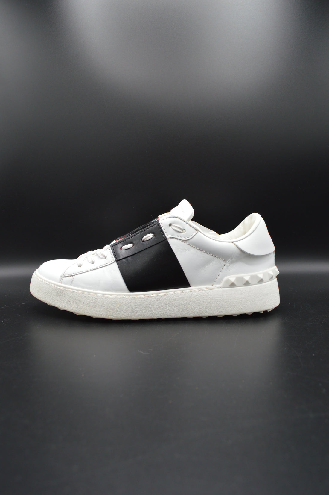 Valentino open blanc/noir - T36