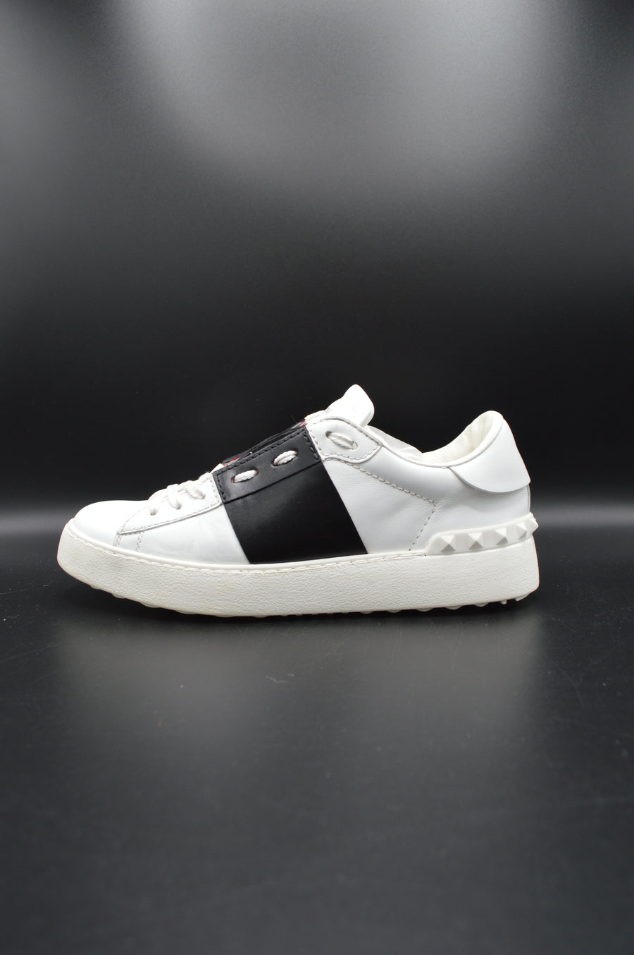Valentino open blanc/noir - T36