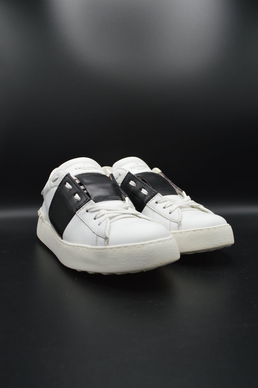 Valentino open blanc/noir - T36