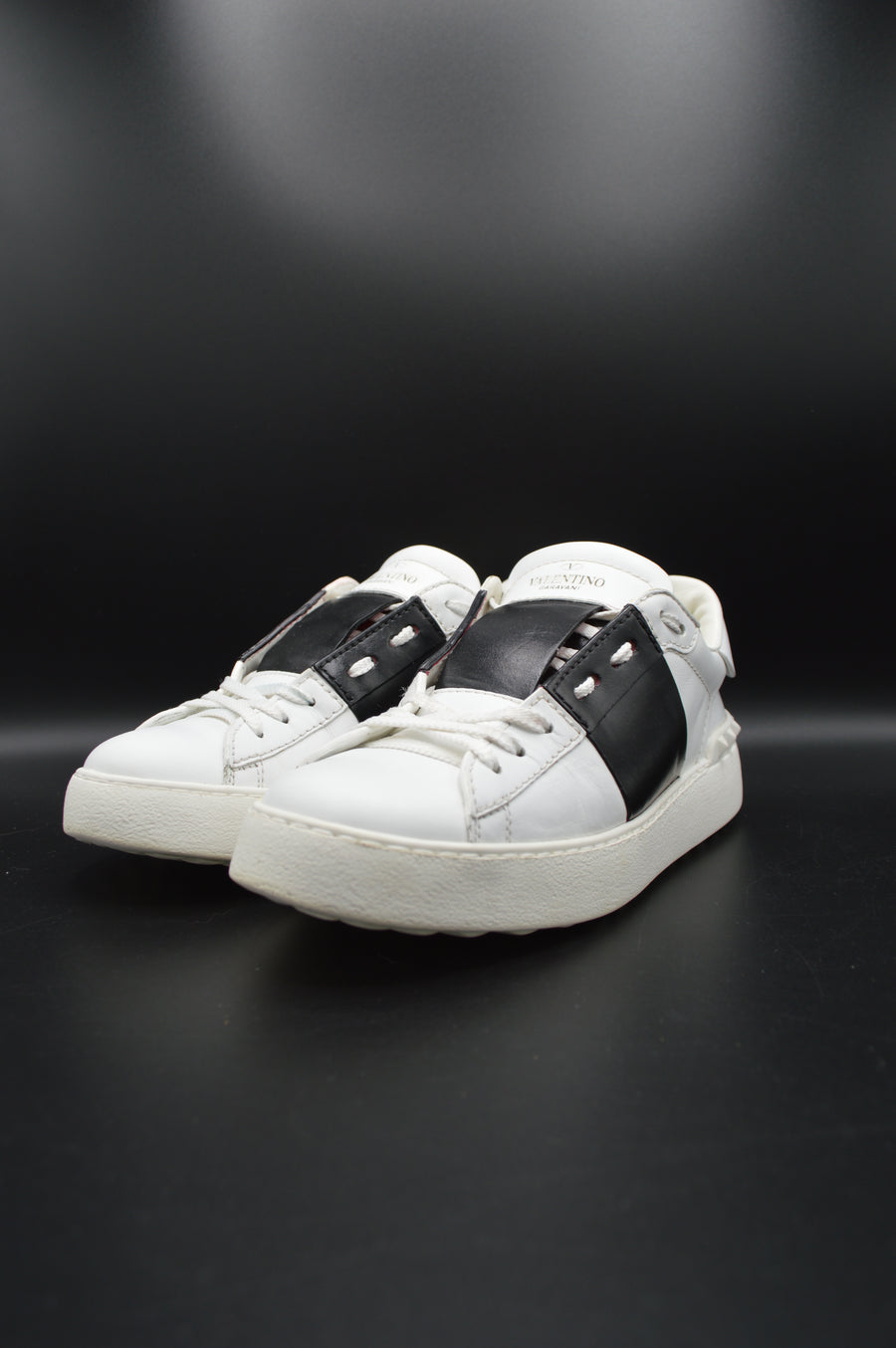 Valentino open blanc/noir - T36