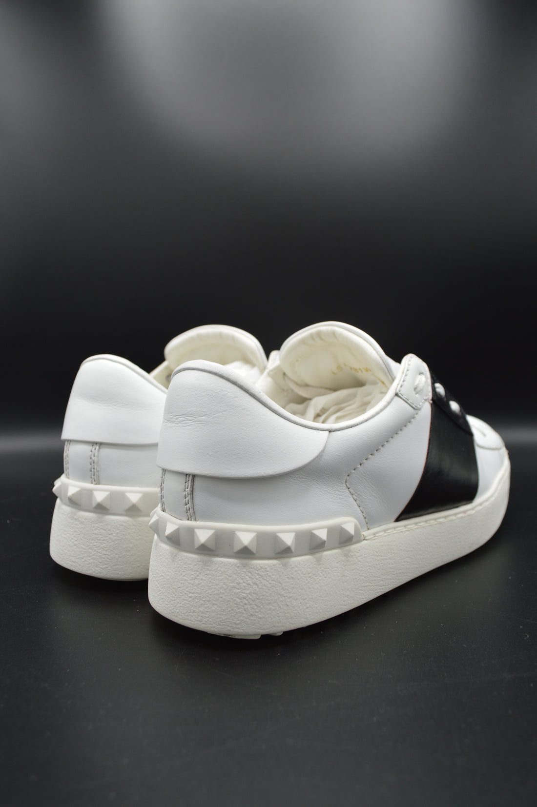Valentino open blanc/noir - T36