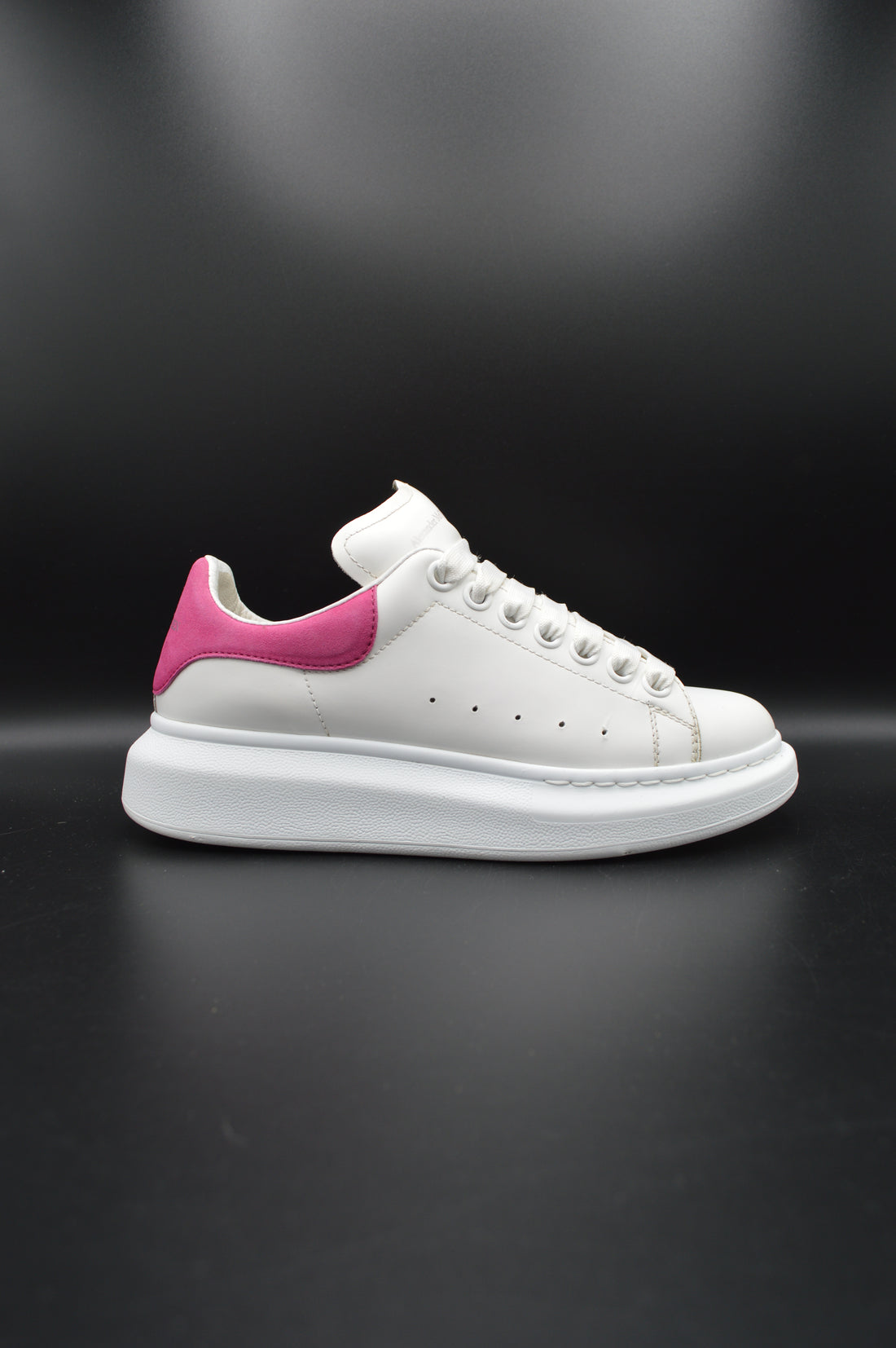 Alexander Mcqueen oversize blanc/rose - T36,5