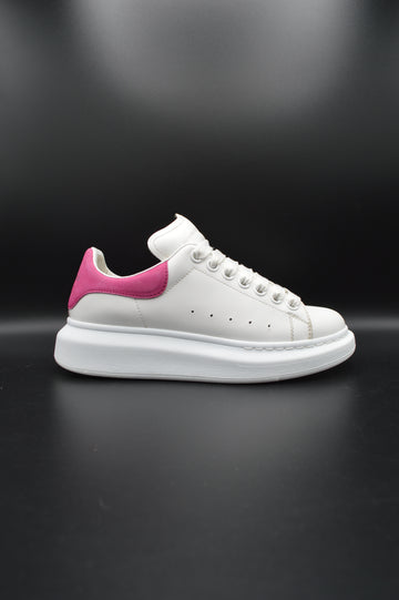 Alexander Mcqueen oversize blanc/rose - T36,5
