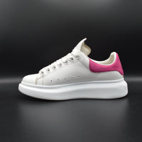 Alexander Mcqueen oversize blanc/rose - T36,5