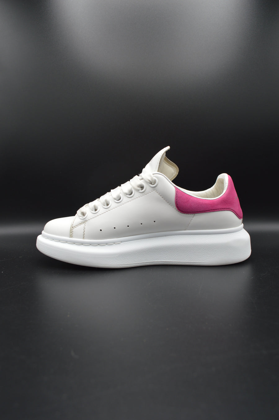 Alexander Mcqueen oversize blanc/rose - T36,5
