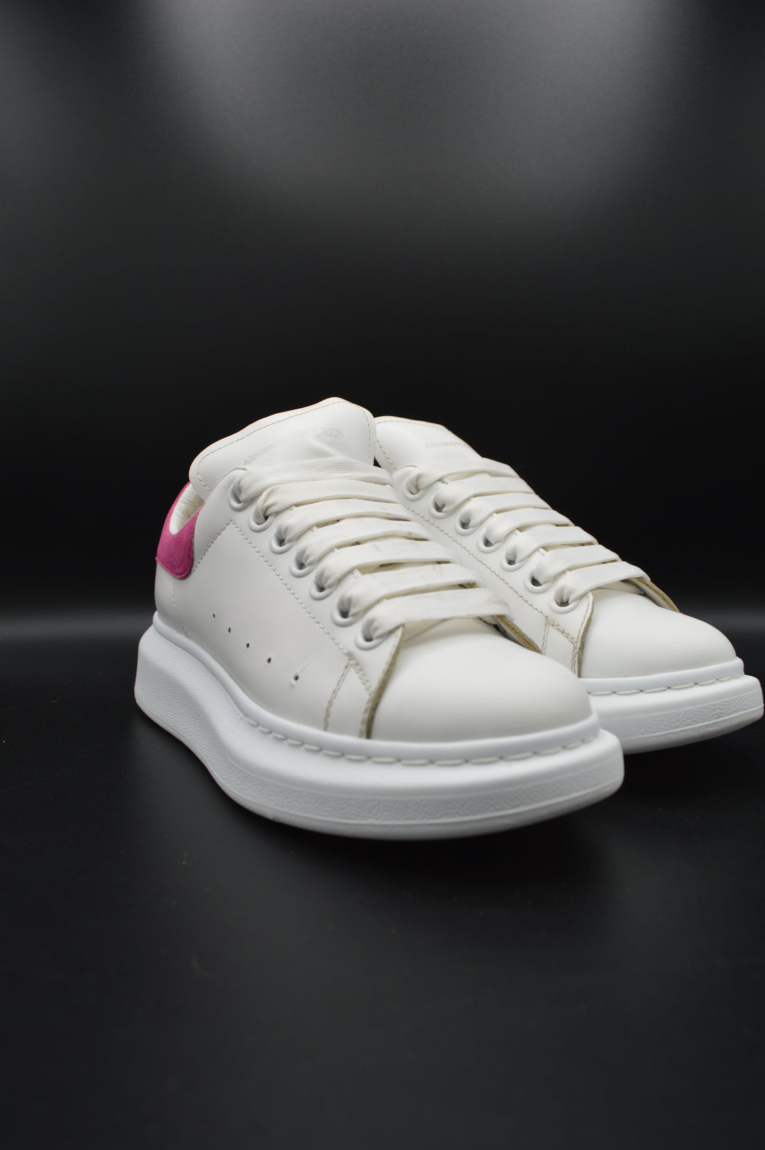 Alexander Mcqueen oversize blanc/rose - T36,5