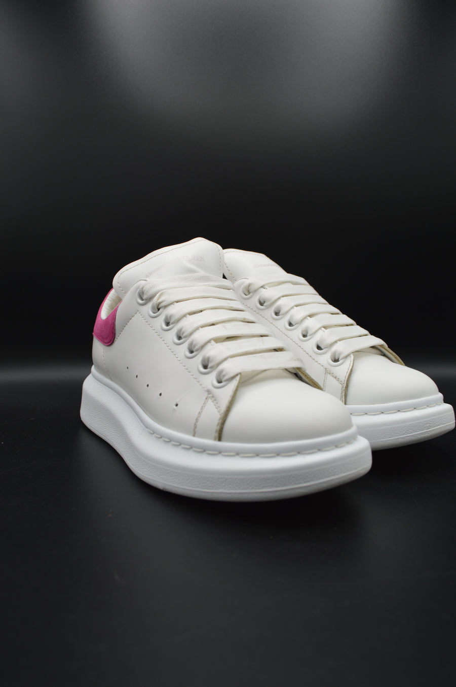 Alexander Mcqueen oversize blanc/rose - T36,5