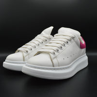 Alexander Mcqueen oversize blanc/rose - T36,5