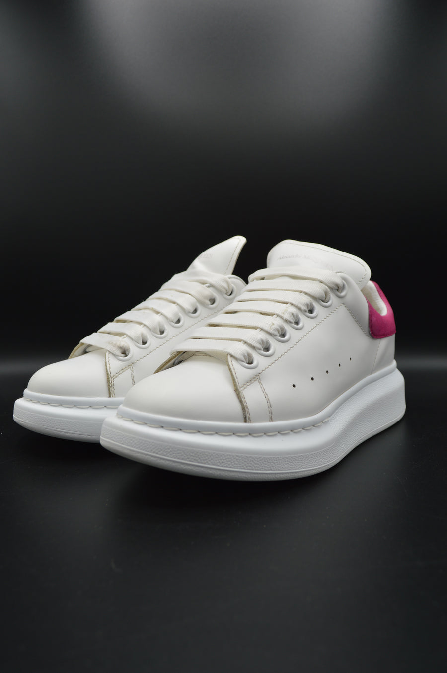 Alexander Mcqueen oversize blanc/rose - T36,5