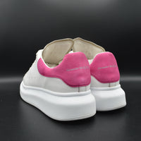 Alexander Mcqueen oversize blanc/rose - T36,5