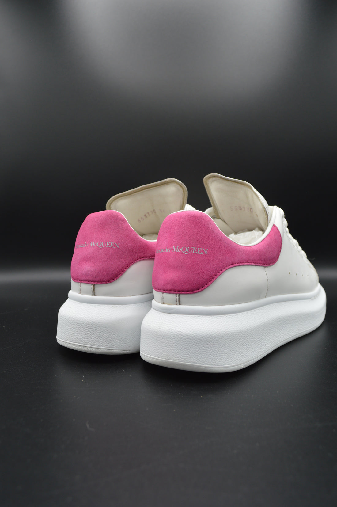 Alexander Mcqueen oversize blanc/rose - T36,5