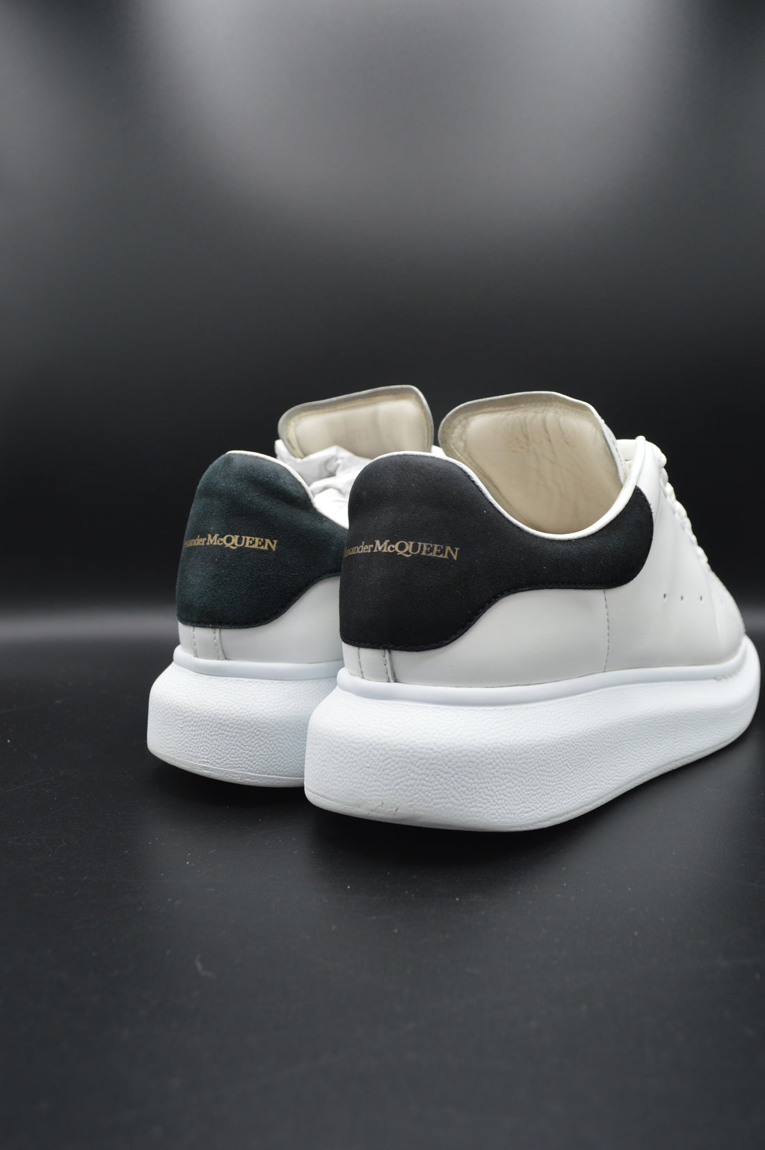 Alexander Mcqueen oversize blanc/noir - T38