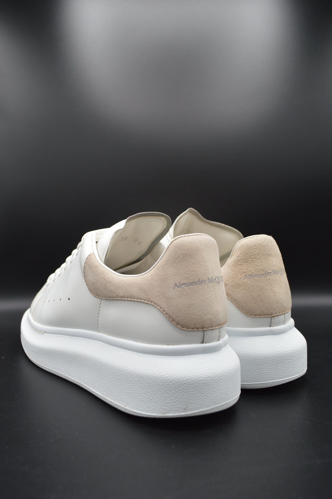 Alexander Mcqueen oversize blanc/beige - T38